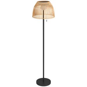Solcellsgolvlampa Utomhuslampa Varmvit av Plast för Inomhus och Utomhus USB Uppladdningsbar och Vattentät IP44
