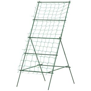 Spaljé Av Stål För İnkoppling, Rostskyddad Spaljé İ A-Form För Klätterväxter, Spaljé, 101 X 133 X 227 Cm, Trädgårdsspaljé, Växtspaljé För Grönsaker, Blommor, Klätterväxter, Grön