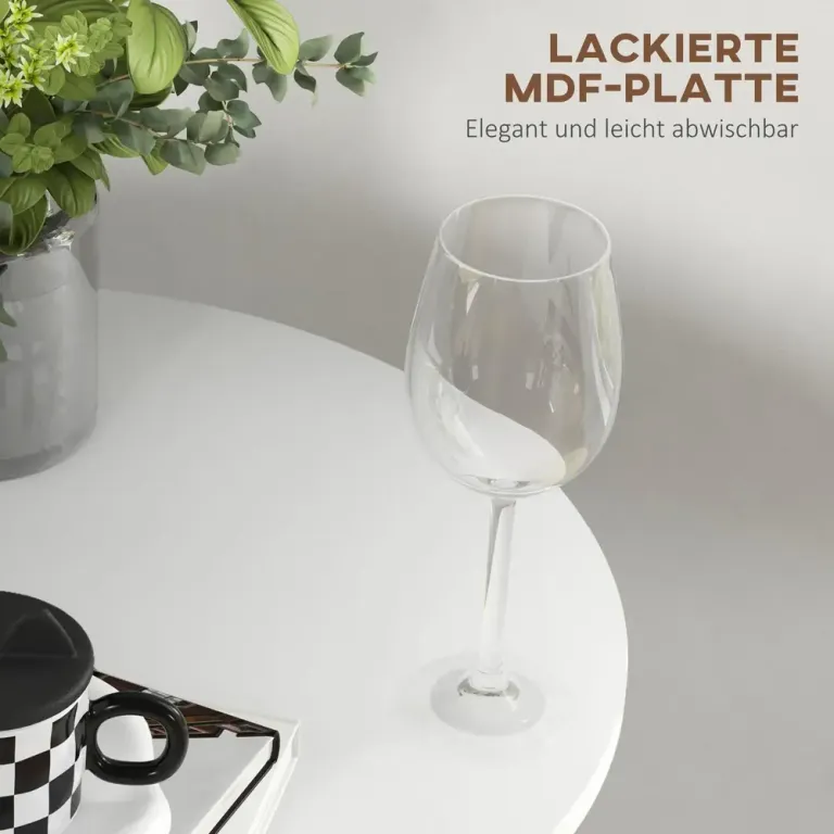 Barbord Ståbord Silver av Härdat Glas 60 x 60 x 102 cm