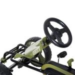Go Kart Pedalbil med Handbroms och Justerbar Sits för Barn från 3 År Grön 105 X 54 X 61 Cm
