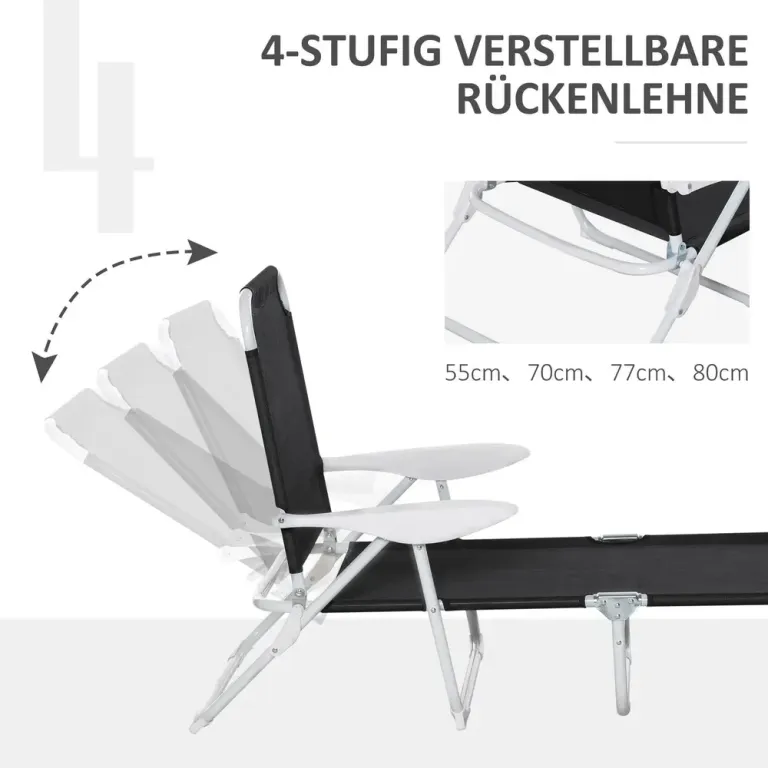 Solsäng Solstol Hopfällbar Pop-up Paviljong Partytält 2,95 x