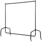 Klädställ Klädhängare Silver Metall för Sovrum och Hall Robust Stativ Optimal Förvaring 150 X 60 X 170 Cm