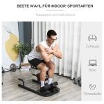 Sissy Squat Trainer 3 i 1 Justerbar upp till 120 Kg Stål Benbuktränare för Effektiv Träning Svart