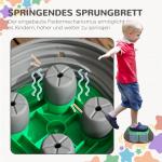 Balansspel Flodstenar Flerfärgad av Plast för Barn och Lekrum Staplingsstenar Halkfria och Roliga upp till 80 kg