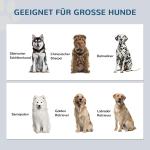 Hundskål Foderstation Vit av Trä och Rostfritt Stål för Stora Hundar med Förvaringsutrymme och 2 Skålar Upphöjd Matplats 2 l