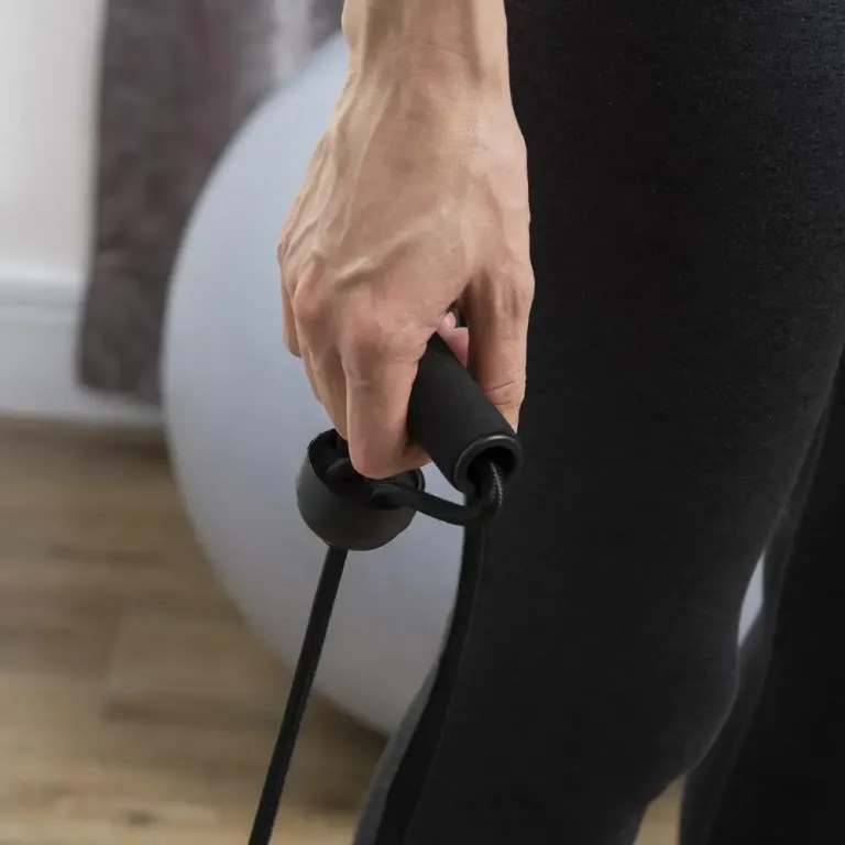 Vibrationsplatta med 99 Nivåer och Träningsband