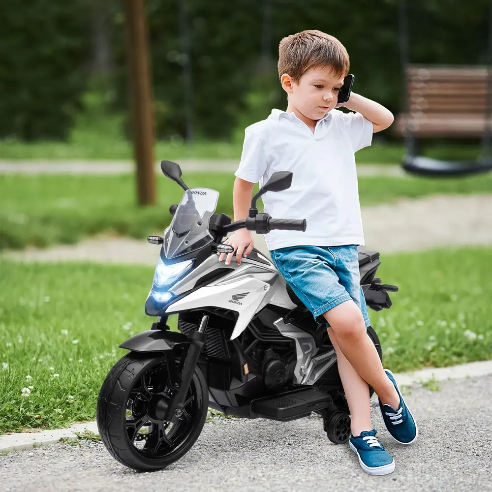 Elmotorcykel för Barn med Musik och Ljus Upp till 30 kg
