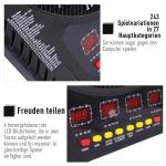 Elektronisk Darttavla Svart Plast med 6 Pilar och 24 Darthuvuden 27 Spel 44 X 51,5 X 3,2 Cm